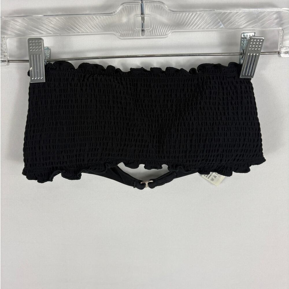 Hollister Co Smocked Bandeau Bikini Top Size XS